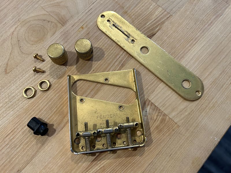 Fender Telecaster Bridge Knobs Control Plate 1960’s 1970’s Reverb