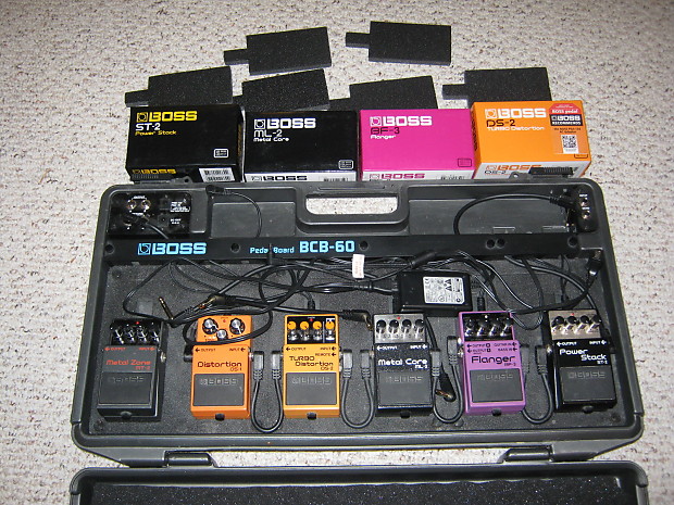 Loaded Boss BCB -60 Pedal Board