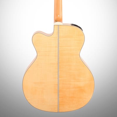 Takamine GJ72CE Jumbo Acoustic-Electric Guitar, Natural image 5