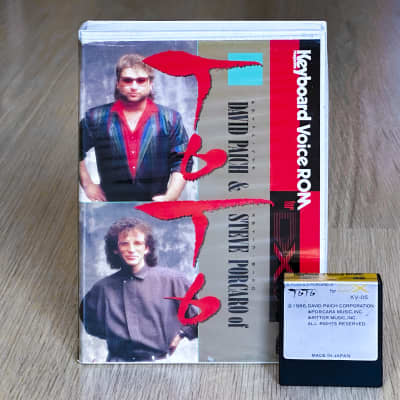 Yamaha DX7 Keyboard Voice Data ROM by Rittor Music // AViC KV-05 // Toto / David Paich & Steve Porcaro // Rare!!