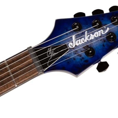 Jackson - Pro Series Signature Chris Broderick Soloist™ HT6P, Laurel Fingerboard, Transparent Blue image 5
