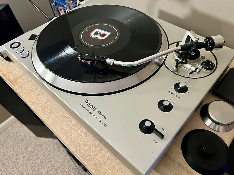 Technics SL-1301 with AT85Sa (NOS) Shibata Cartridge | Reverb