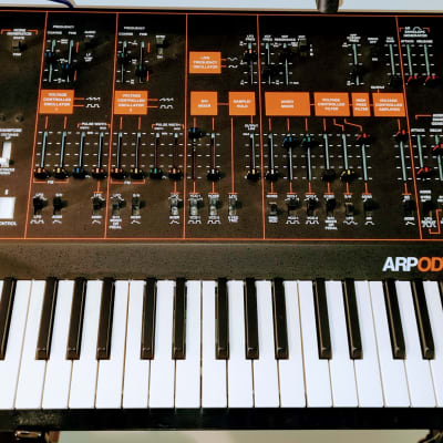 Korg ARP Odyssey Rev3 37-Slim Key Duophonic Analog Synthesizer 2015 - Present - Black/Orange