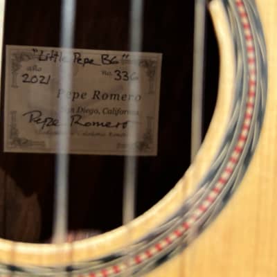 Pepe Romero Little Pepe B6 guilele - baritone guitar ukulele 2021 - French polish shellac image 3