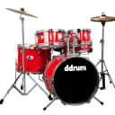 ddrum D1 Jr 5 Piece Drum Set Complete, Red