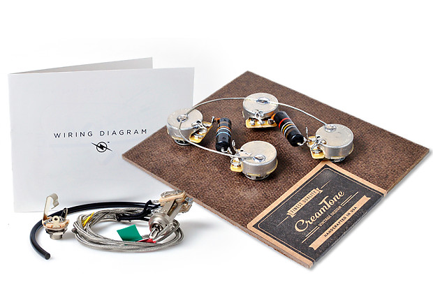 Les Paul Wiring Harness with Bumble Bees & 550k CTS custom