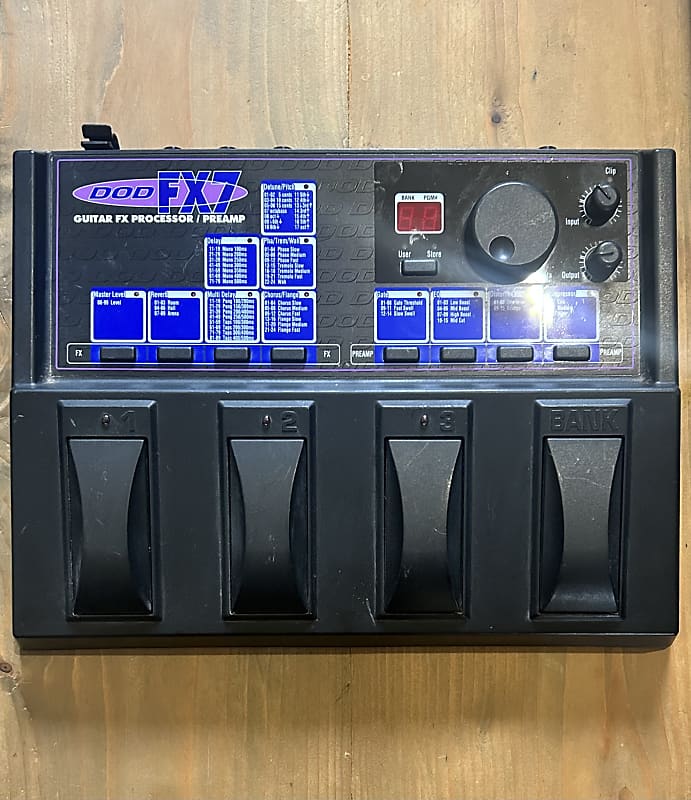 DOD FX7 Multi-Effects Unit 1995 - Black | Reverb