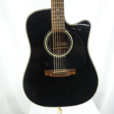 Used Boulder Creek ECS1-B Acoustic Guitars Black for sale