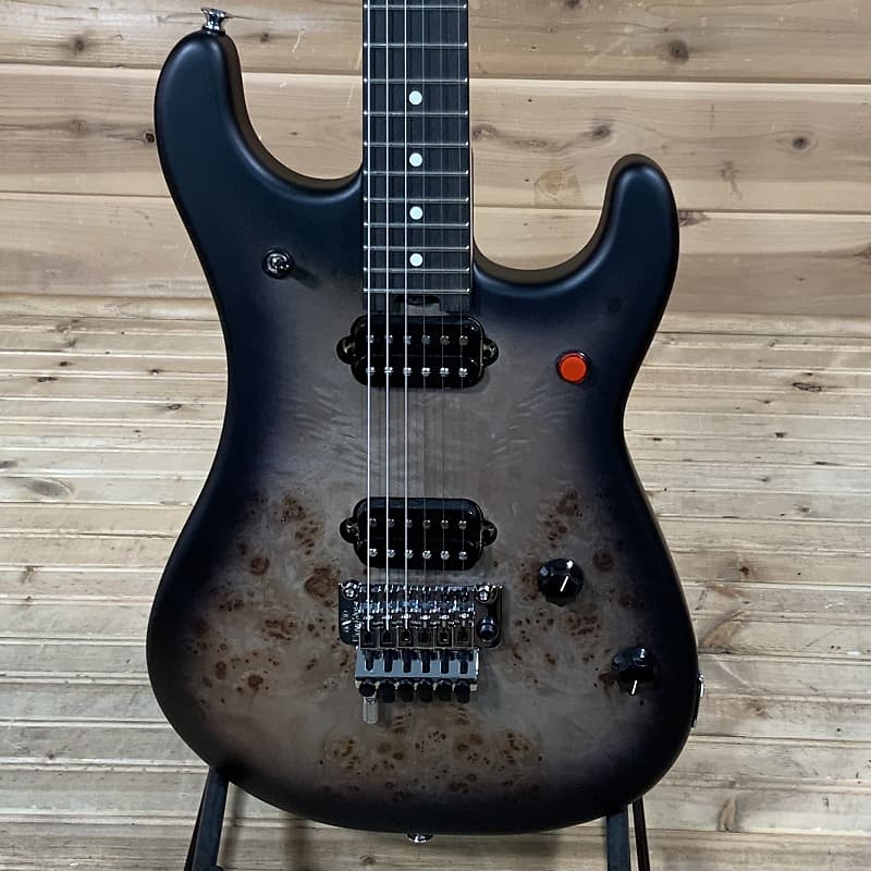 EVH 5150 Series Deluxe Poplar Burl Electric Guitar - Black Burst image 1