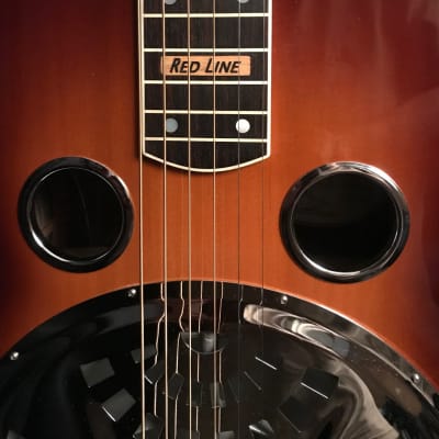 RedLine Acoustics/RedLine Resophonics R-Body Pro Model Square Neck Guitar, Case Included image 7