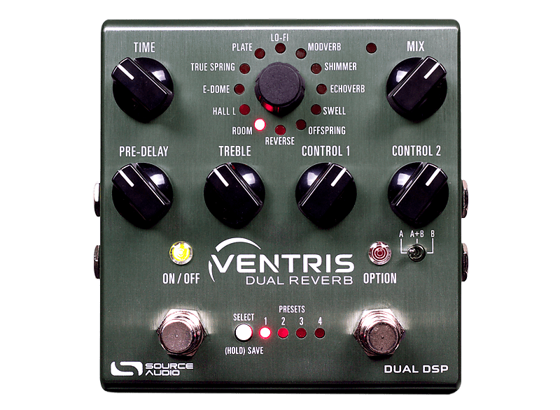 Source Audio SA262 Ventris Dual Reverb guitar pedal image 1