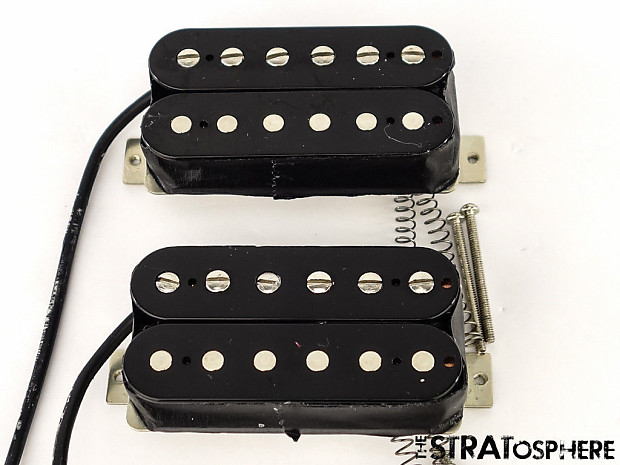 USA Gibson 490T & 490R Humbucker PICKUP SET Black Les Paul