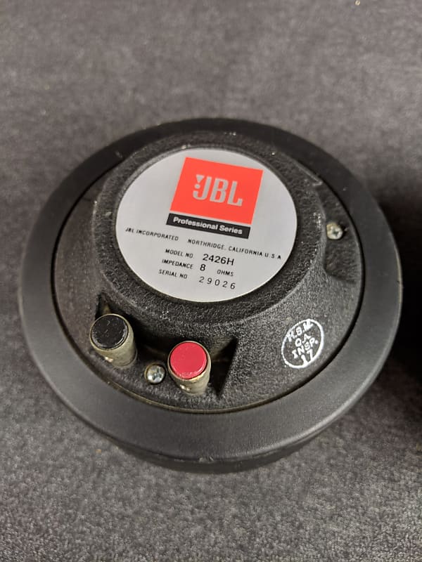 JBL 2426H Compression Drivers Pair of Horn Speakers 8 ohms