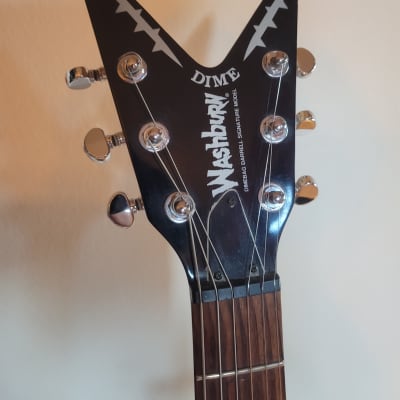 Washburn Dimebag Darrell Dime 32 Black, Electric Guitar Pantera Baby / Travel ML image 4