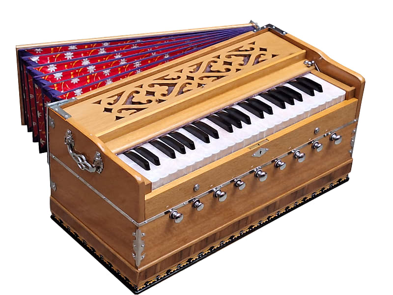 HARMONIUM3½ OCTAVES9 STOPS440 Hz42 KEYS7 FOLD Reverb UK