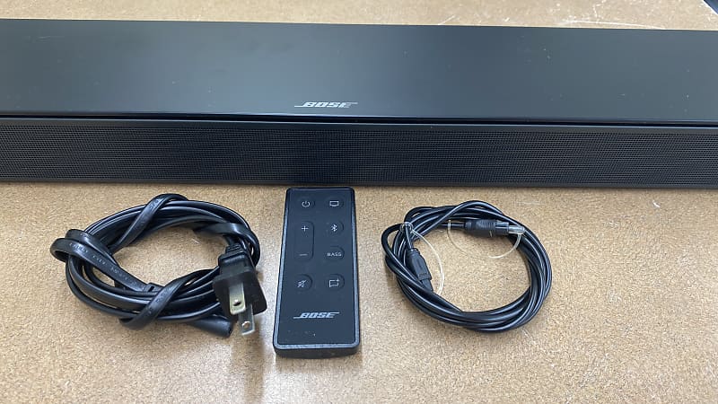 Bose TV Speaker with cord, optical cord & Remote | Reverb