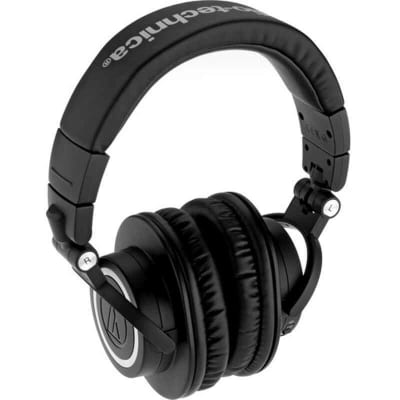 Audio-Technica ATH-M50x Closed-Back Professional Studio Monitor Headphones image 4