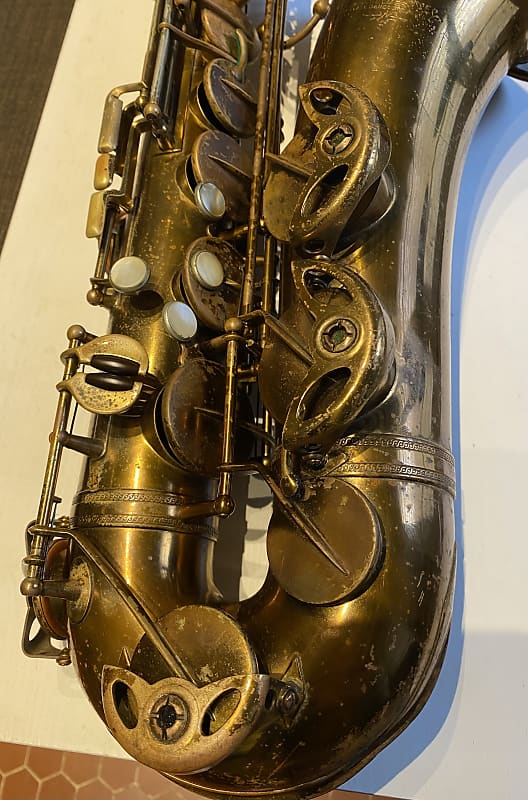 1946 SELMER Balanced Action Tenor Saxophone with engraving, 32xxx -  Legendary Saxophones