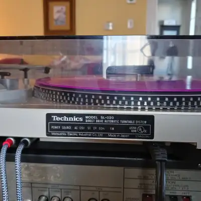 Technics SL-D20 Semi-Automatic Direct-Drive Turntable With A Shure/Realistic RXP3 Cartridge image 9