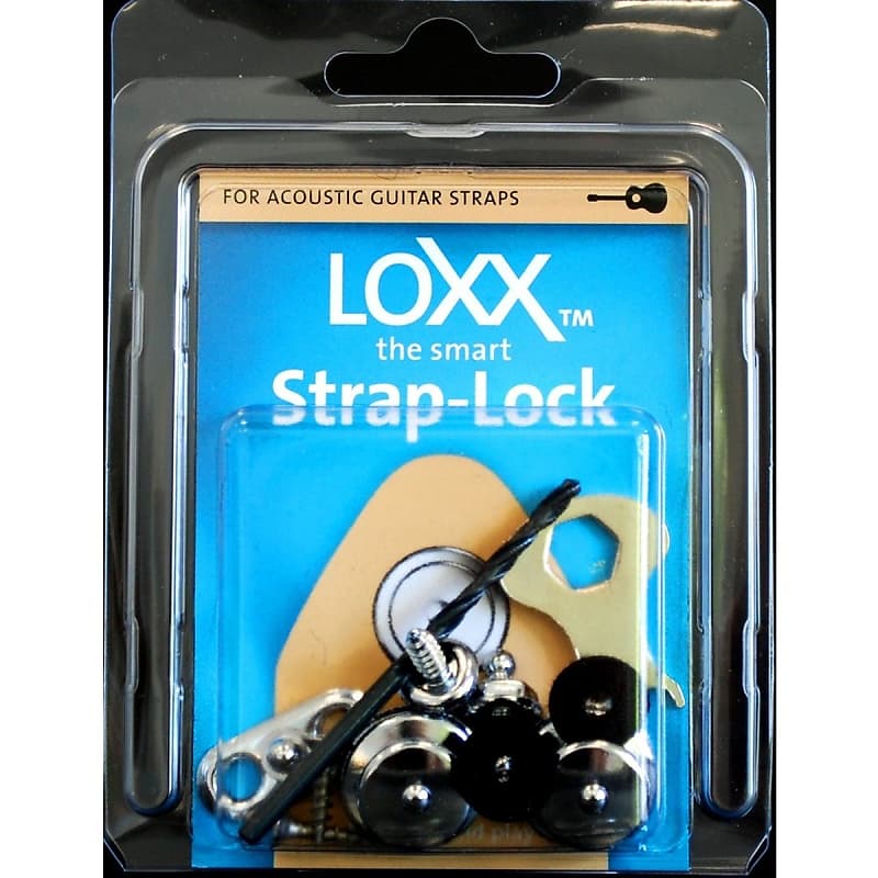 LOXX German Made Strap Lock System for Acoustic Guitar in Reverb