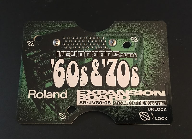 Roland SR-JV80-08 60s&70s Keyboards拡張ボード Roland SR-JV80-08 Keyboards Of The '60s & '70s Expansion