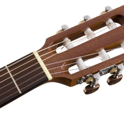 Fender CN-60S Nylon Classical Acoustic Guitar - Walnut Fingerboard, Natural image 5