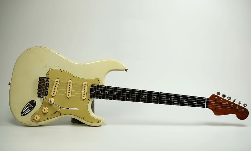 ★OlympicWhite Relic LaquerStratocaster★ Fender-Custom-Limited-Edition-