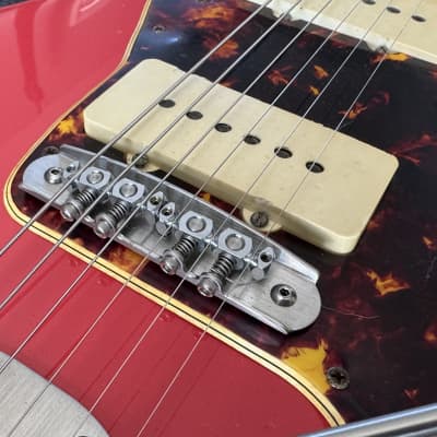 Fender Jazzmaster 1963 - Fiesta Red Refin with Matching Headstock image 5