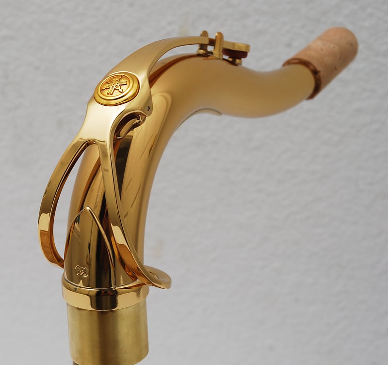 Yamaha New Gold Lacquer Pro Standard Neck For The YTS-62III Tenor Saxophone image 1