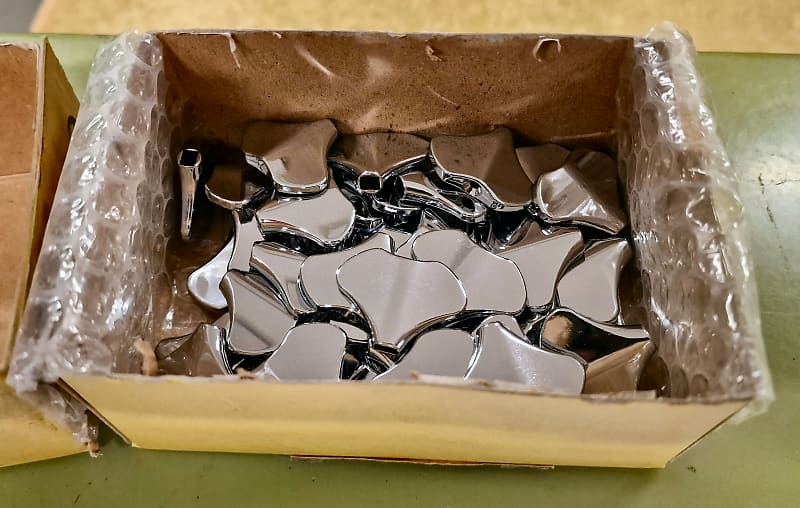 NOS Gotoh Electric Bass Machine Head Button in Chrome Reverb UK