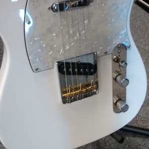 Gregory B-Bender-1 T-Type Electric Guitar White image 3