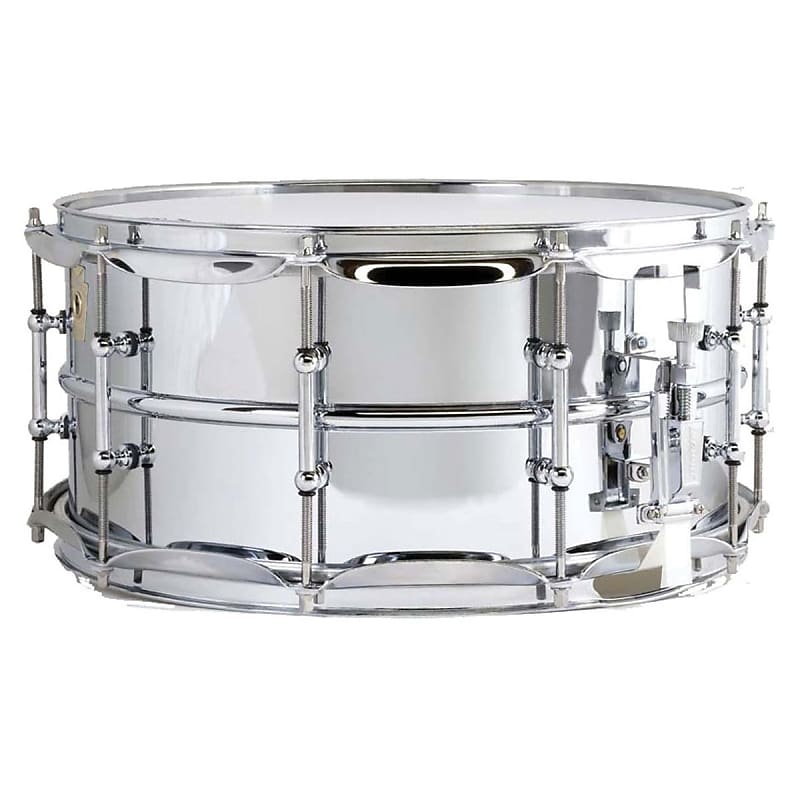 Ludwig LM402T Supraphonic 6.5x14" Aluminum Snare Drum with Tube Lugs image 1