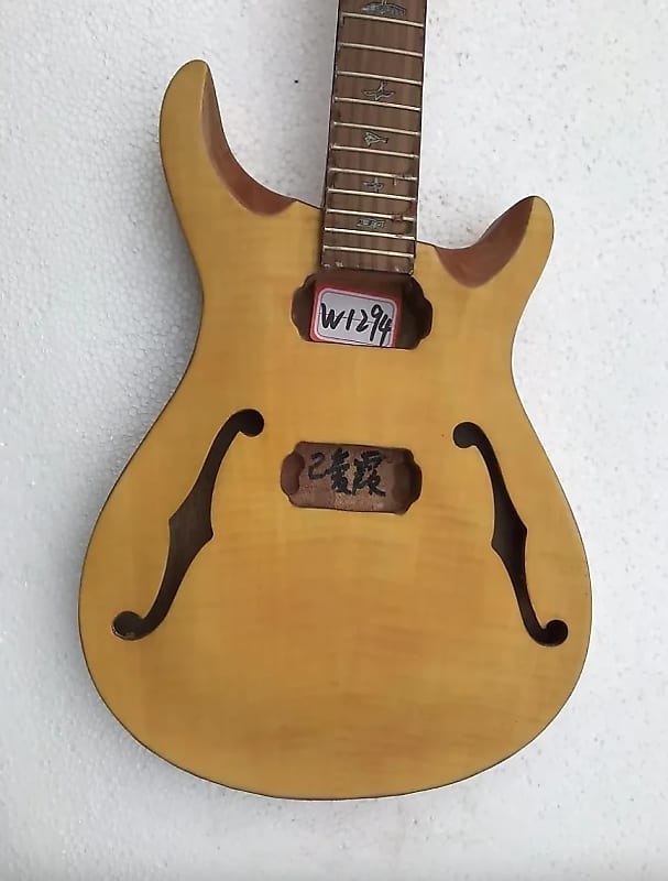 Unfinished Semi Hollow Body Guitar Body with Mahogany Body Reverb