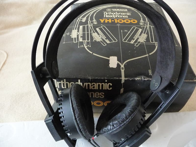 Yamaha YH-1000 Orthodynamic Headphones Early 1980s