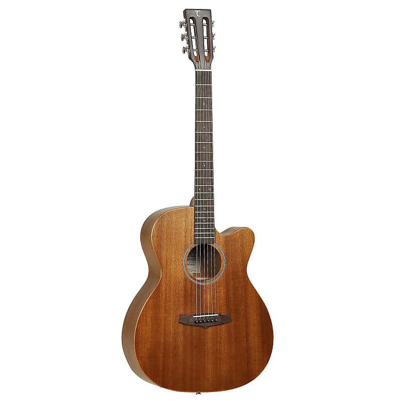 Tanglewood TW130-SM-CE Premier Historic Solid Mahogany Orchestra Cutaway with Electronics image 1