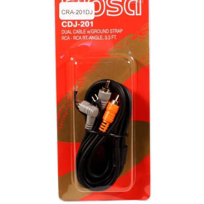 Hosa CRA-201DJ Dual RCA-RCA + Turntable Ground 3 Foot Cable NEW image 2