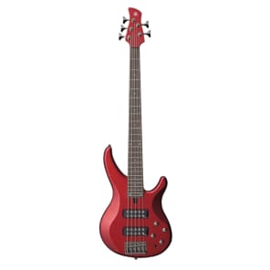 Yamaha TRBX305 5-String Electric Bass (Candy Apple Red Finish) image 2
