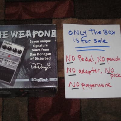 Reverb.com listing, price, conditions, and images for digitech-digitech-dan-donegan-the-weapon-pedal