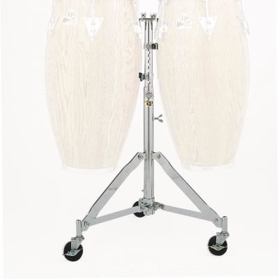 LP Percussion LP290B Collapsible Double Conga Stand image 2