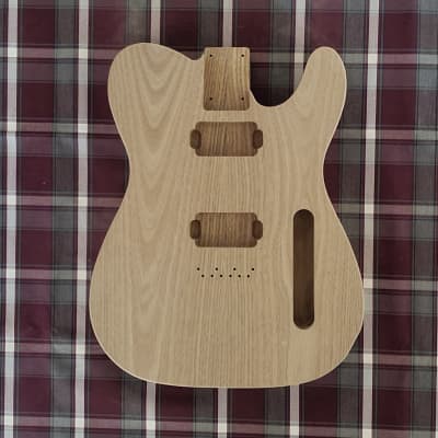 Woodtech Routing - 2 pc Catalpa Double Humbucker Telecaster Body - Unfinished image 1