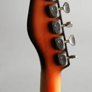 Ampeg Wild Dog EG-1S Jazz Split Sound Solid Body Electric Guitar,  made by Burns (1964), ser. #5031, original blue check tolex hard shell case. image 6