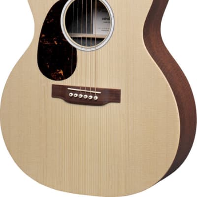 Martin GPC-X2EL Left Handed Acoustic-Electric Guitar, Sitka/Mahogany w/ Gig Bag image 12