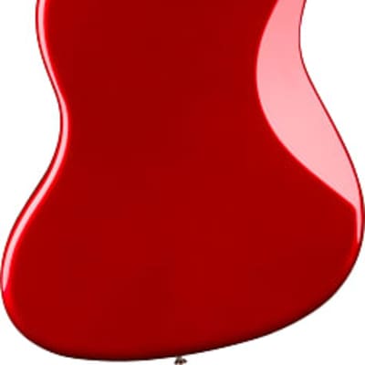 Fender Player Jaguar Electric Bass. Pau Ferro Fingerboard, Candy Apple Red image 3