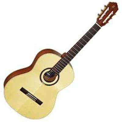 Ortega Guitars Feel Series R138SN, Solid Canadian Spruce Top, Mahogany Back & Sides w/Deluxe Ba g image 3