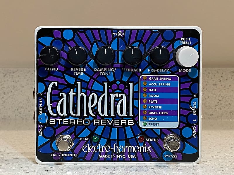 ギター Electro-Harmonix Cathedral Stereo Reverb Electro-Harmonix Cathedral Stereo Reverb Pedal : Amazon.ca