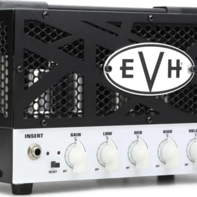 EVH 5150III LBX Electric Guitar Tube Head, 15W, Black and White