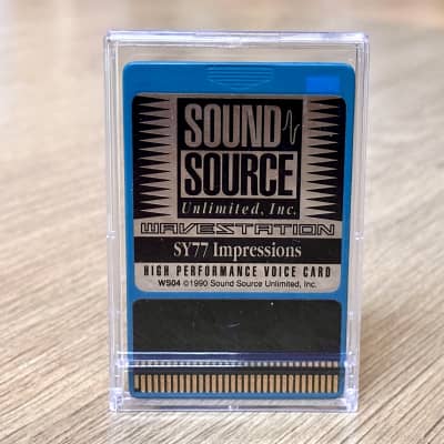 Korg Wavestation (A/D) Sound Source Unlimited WS04 SY77 Impressions ROM card