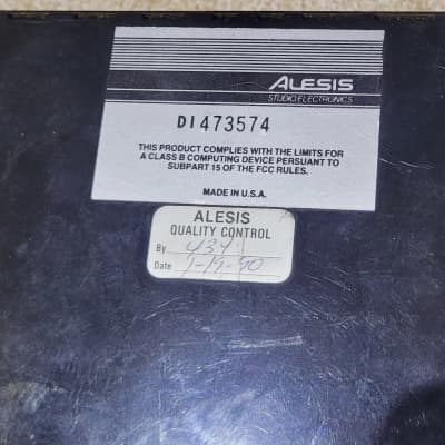 Alesis HR-16 High Sample Rate Drum Machine 1980's - Grey image 7