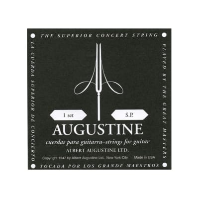 AUGUSTINE Classic Black Soft Tension E1-E6 Saiten Nylon-Saiten für Konzertgitarre for sale