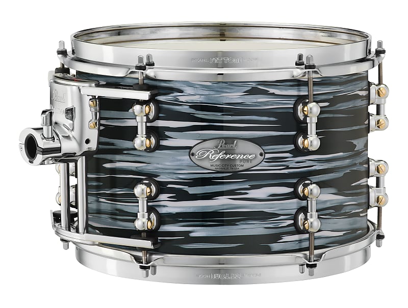 Pearl Music City Custom Reference Pure 22"x18" Bass Drum w/BB3 Mount CLASSIC BLACK OYSTER RFP2218BB/C495 image 1